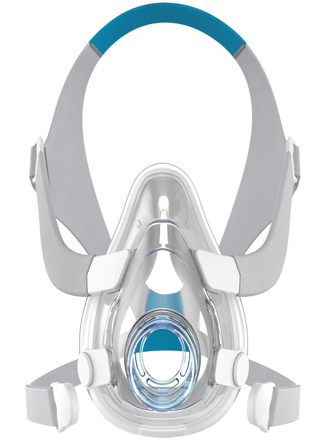 MEDICOLOR Improved Set for AirFit F20 & AirTouch F20, Includes 3-in-1 Hybrid Cushion, Head Strap & Frame (No Elbow), Skin-Friendly, No Silicone Contact, Stable Fit CPAP Supplies by MEDICOLOR – Medium - Image 1
